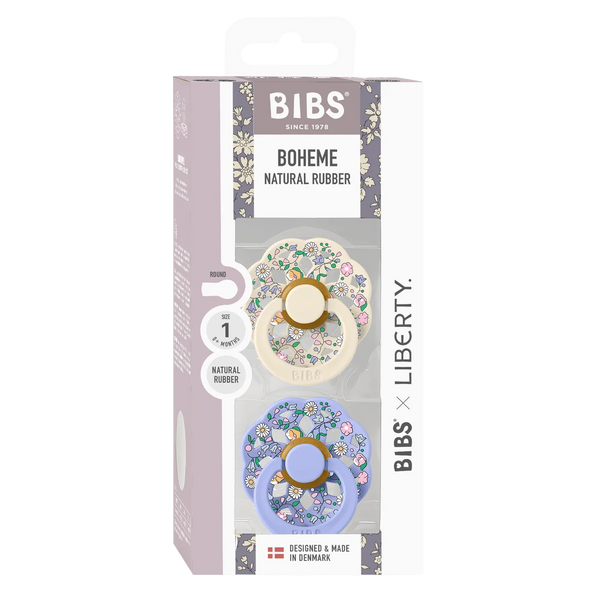 BIBS X LIBERTY Colour Dummies - Chloe Meadow/Ivory Mix - BIBS Denmark