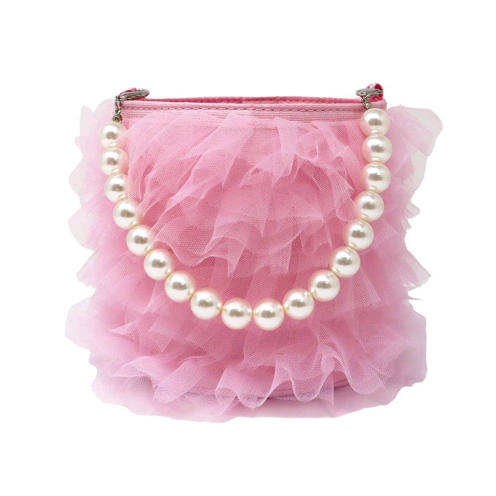 Ballerina Ruffle Handbag - Pink Poppy