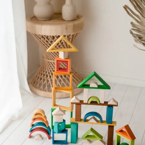 Rainbow Nesting Blocks - Q Toys