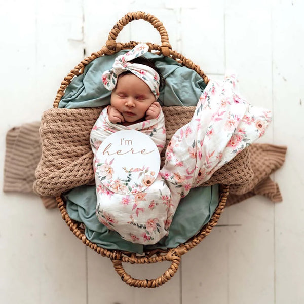 Camille Organic Muslin Wrap - Snuggle Hunny