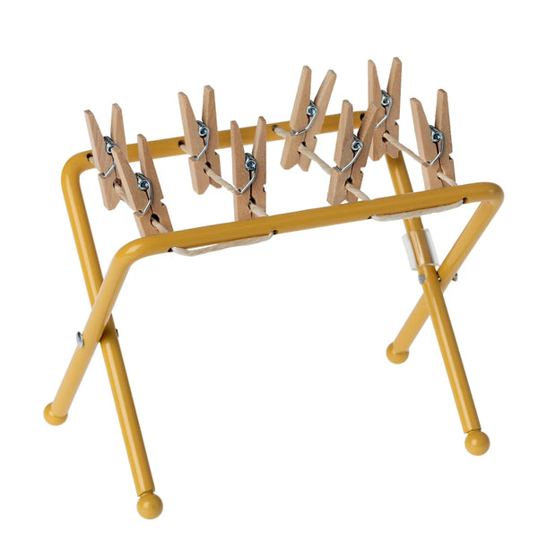 Drying rack with pegs - Mustard - Maileg