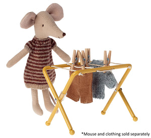 Drying rack with pegs - Mustard - Maileg