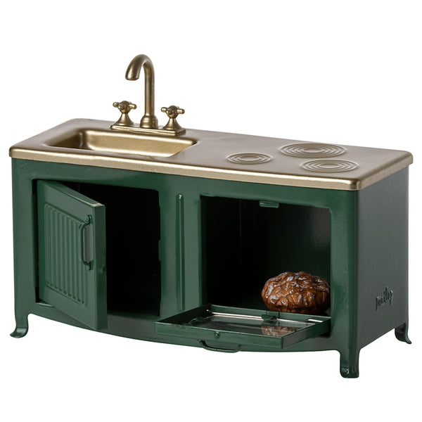 Kitchen for Mouse dark green - Maileg