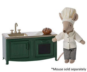 Kitchen for Mouse dark green - Maileg