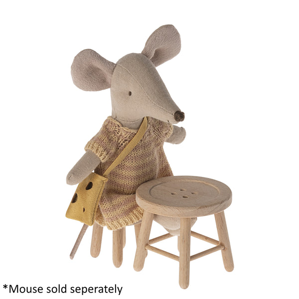 Table And Stool Set Mouse - Maileg