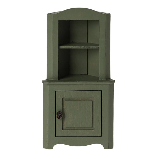 Corner Cabinet Mouse Dark Green - Maileg
