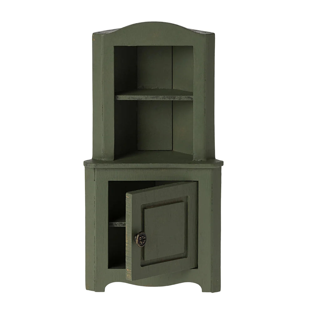 Corner Cabinet Mouse Dark Green - Maileg