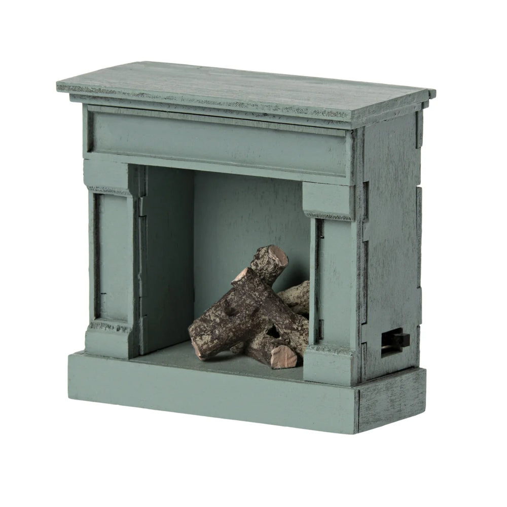 Miniature Fireplace Blue - Maileg