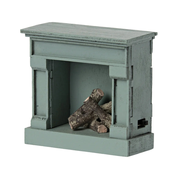 Miniature Fireplace Blue - Maileg