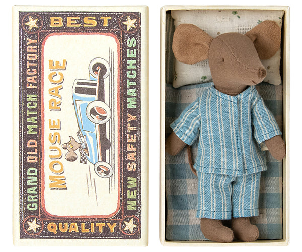 Mouse Big Brother Brown in box - Maileg
