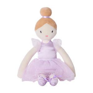 Jasmine Plush Doll - Purple - Clara & Friends