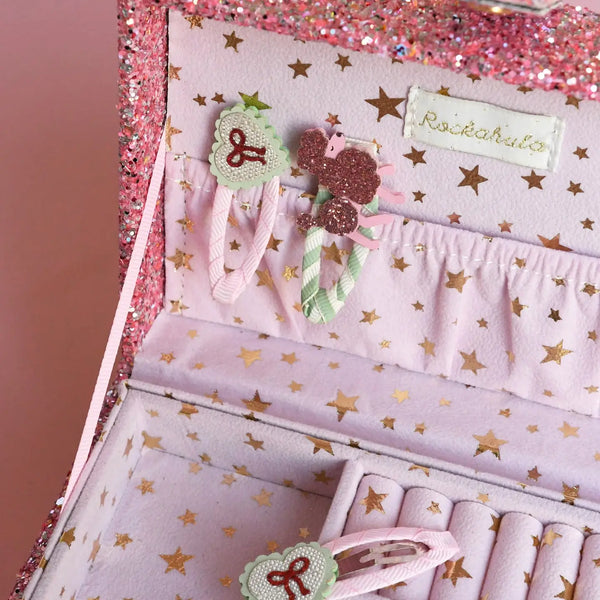 Sweet Heart Bow Clips - Rockahula Kids