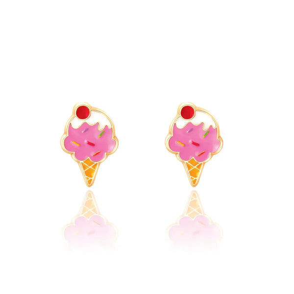 Ice Cream Dream - Cutie Stud Earrings For Girls - Girl Nation