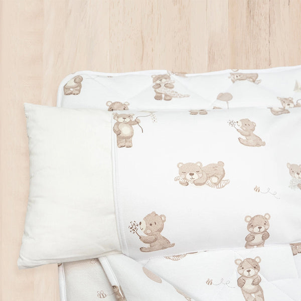Organic Nap Mat - Cuddly Bear - Living Textiles