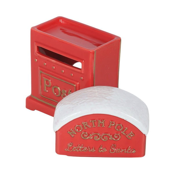 Letters To Santa Christmas Post Box Oil Burner - Wonder Imports