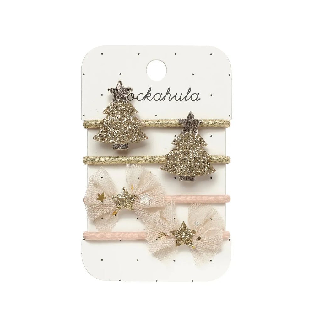 Magical Golden Christmas Tree Ponies - Rockahula Kids