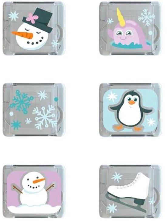 Winter Light Up Cubes - 6 Pack - GLO Pals