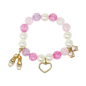 Ballerina Bracelet - Pink Poppy