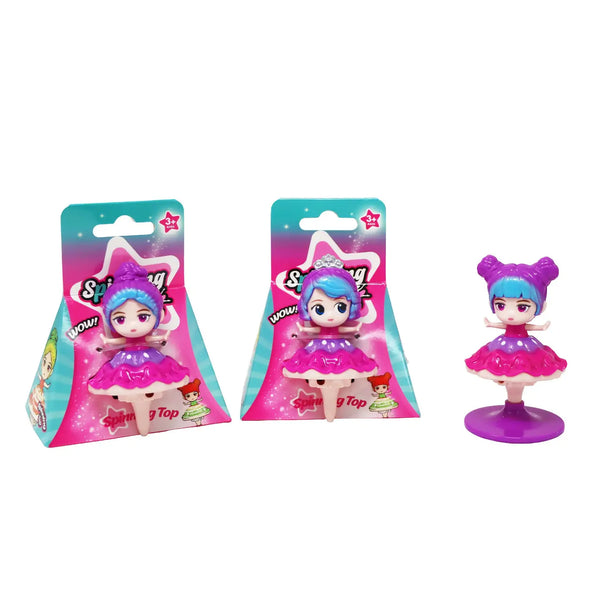Pull-To-Spin Sparkle Doll - Pink Poppy