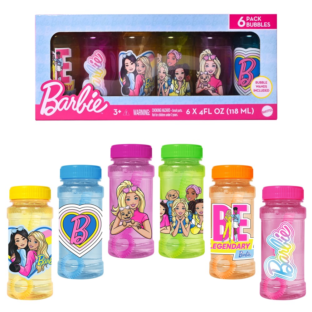 Barbie - 6 pack of Bubbles