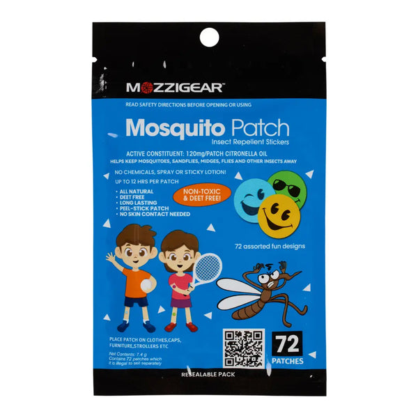 Mosquito Patch Sticker Insect Repellent 72's Pack - Mozzigear