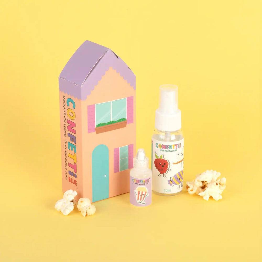 Popcorn Mini Perfume Making Kit - Confetti Blue