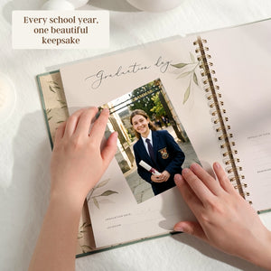Evergreen - School Memory Book (Emerald) - Peachly