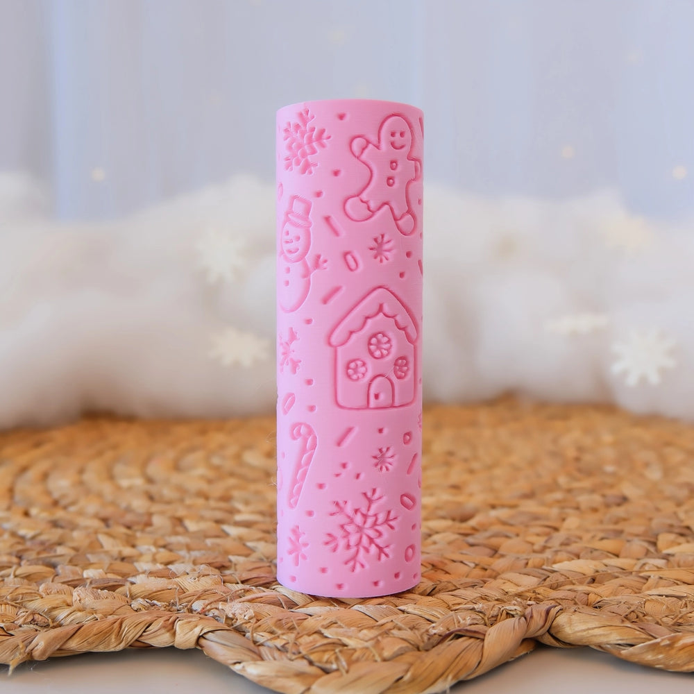 Eco Textured Roller | Gingerbread Village - Play Sense