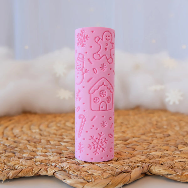 Eco Textured Roller | Gingerbread Village - Play Sense