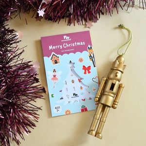 Cute Christmas Themed Kids Nail Stickers - No Nasties