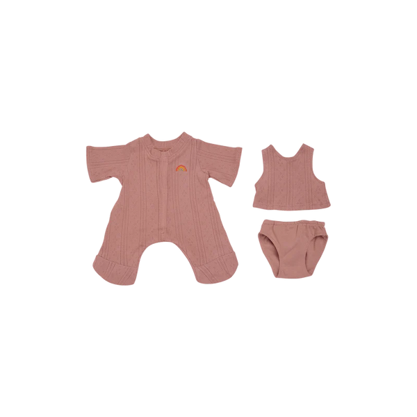 Pointelle PJ Set Rose - Olli Ella