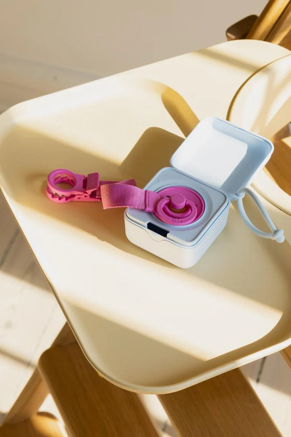 Pacifier Box - Baby Blue - Bibs Denmark