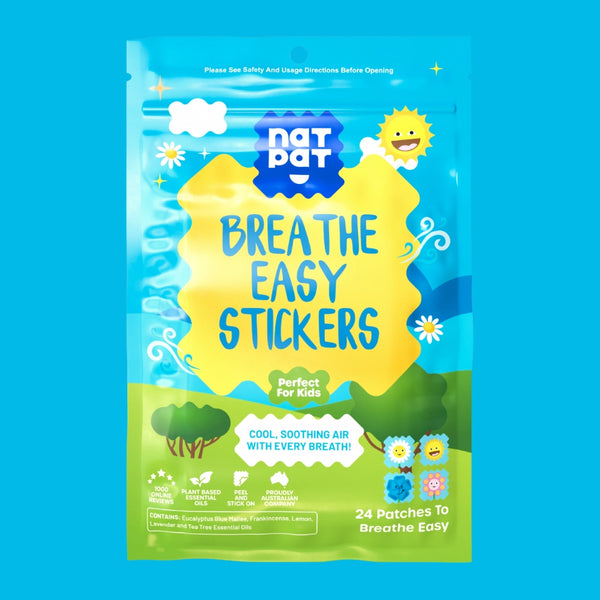 Breathe Easy Sticker: Natural Congestion Relief Patch - The Natural Patch Co