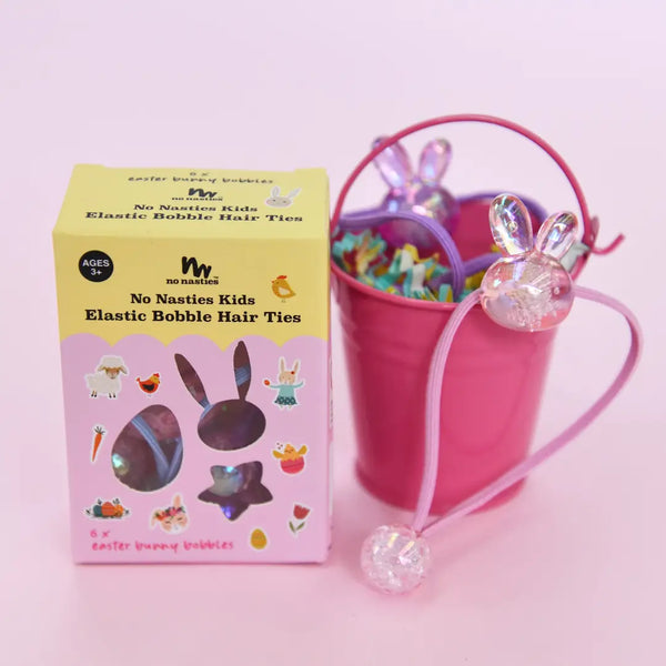 Easter Bunny Bobbles Elastics Set - No Nasties