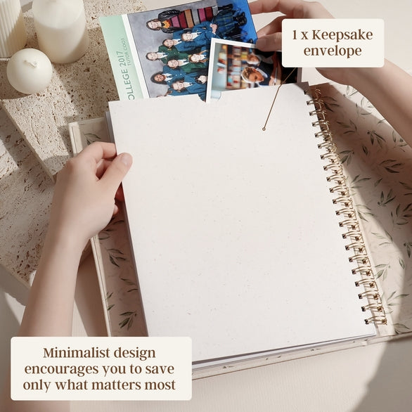 Evergreen - School Memory Book (Emerald) - Peachly