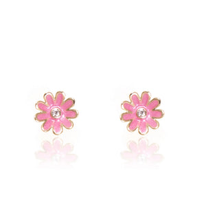 Pink Daisy Cutie Stud Earrings - Girl Nation