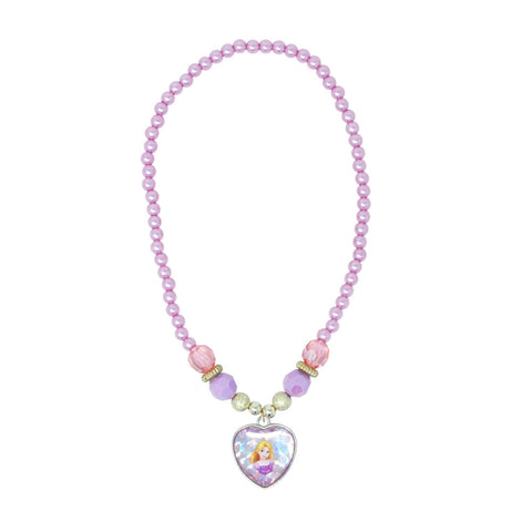 Disney Princess Rapunzel Necklace - Pink Poppy