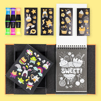 Neon Colouring Set - Glow Friends - Tiger Tribe