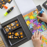 Neon Colouring Set - Glow Friends - Tiger Tribe