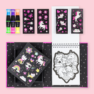 *Neon Colouring Set - Unicorns and Friends - Tiger Tribe