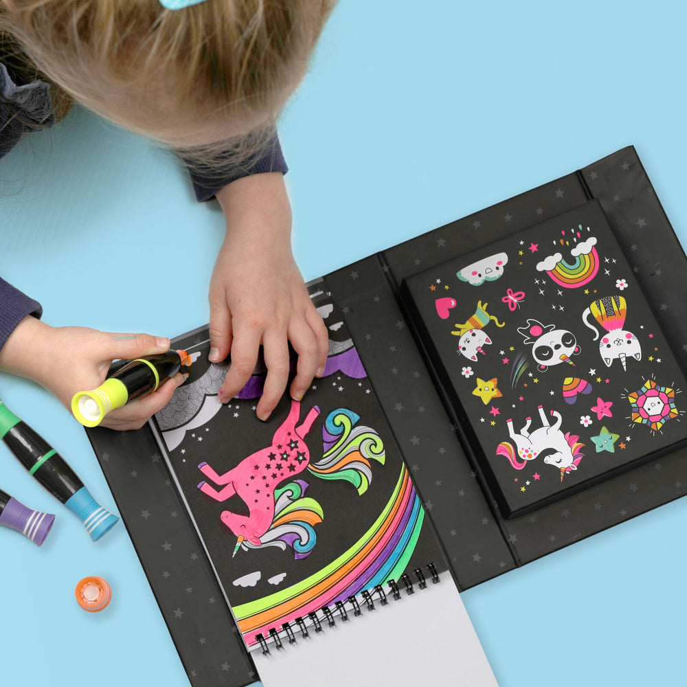 *Neon Colouring Set - Unicorns and Friends - Tiger Tribe