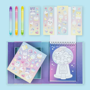 Pastel Colouring Set - Kawaii Cafe - Tiger Tribe