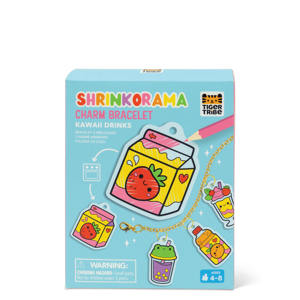 Shrinkorama - Charm Bracelet - Kawaii Drinks - Tiger Tribe