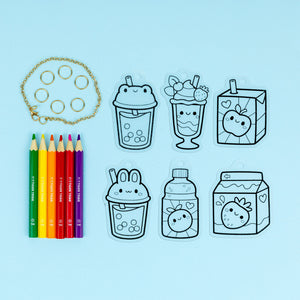 Shrinkorama - Charm Bracelet - Kawaii Drinks - Tiger Tribe