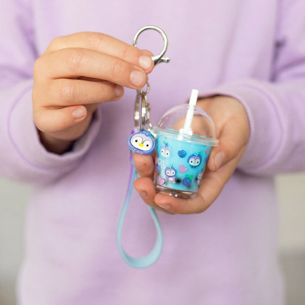 Bag Charm Kit - Blueberry Bubble Tea - Tiger Tribe