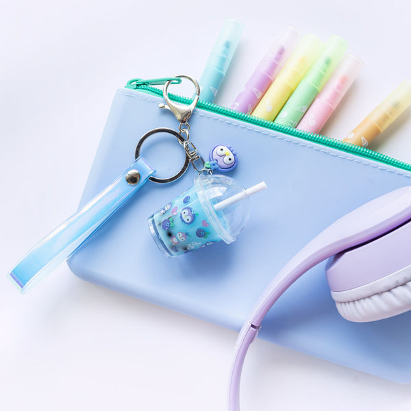 Bag Charm Kit - Blueberry Bubble Tea - Tiger Tribe