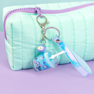 Bag Charm Kit - Blueberry Bubble Tea - Tiger Tribe