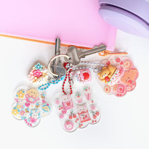 Sticker Craft Kit - Kawaii Bag Charms - Tiger Tribe