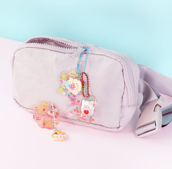 Sticker Craft Kit - Kawaii Bag Charms - Tiger Tribe