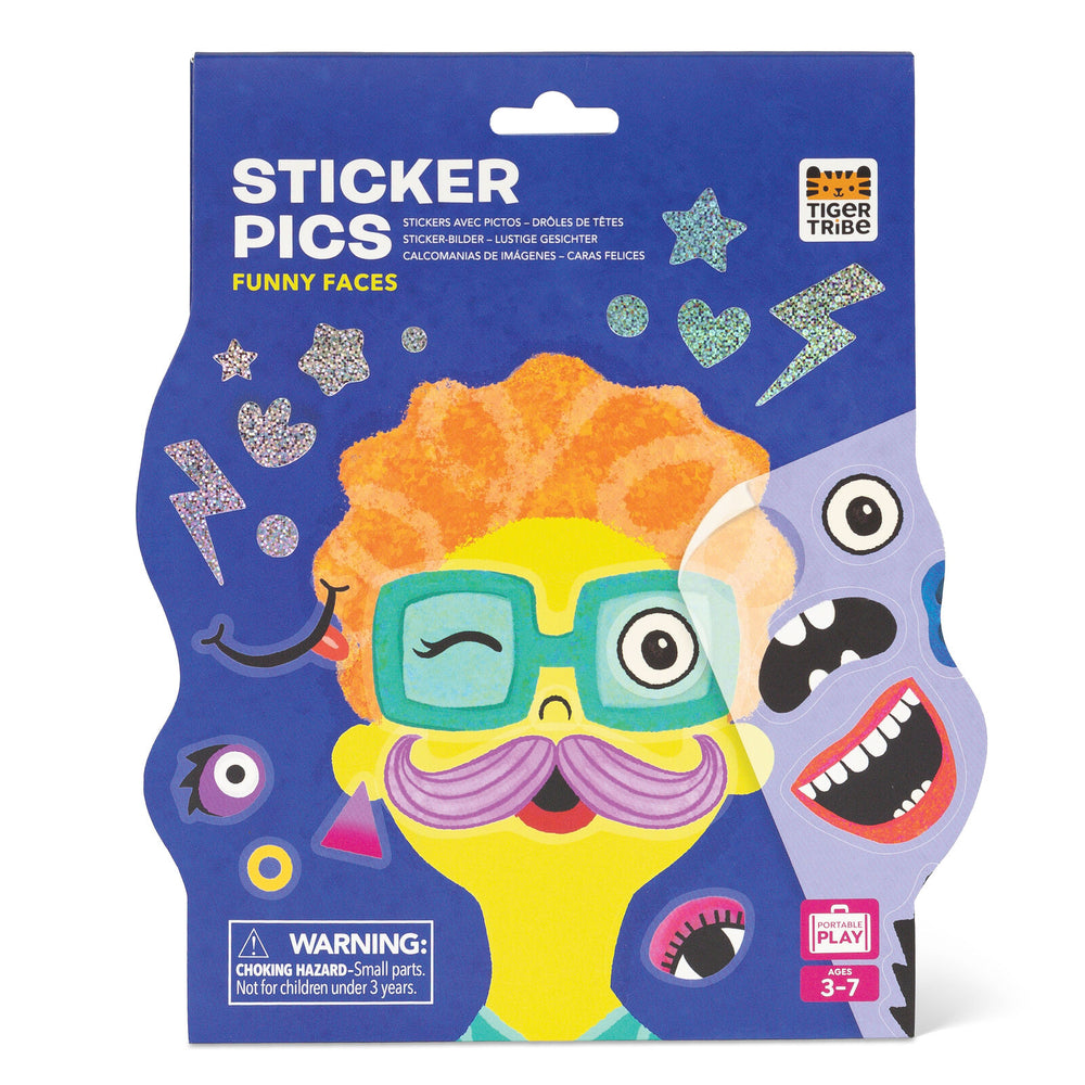 Sticker Pics - Funny Faces NEW - Tiger Tribe